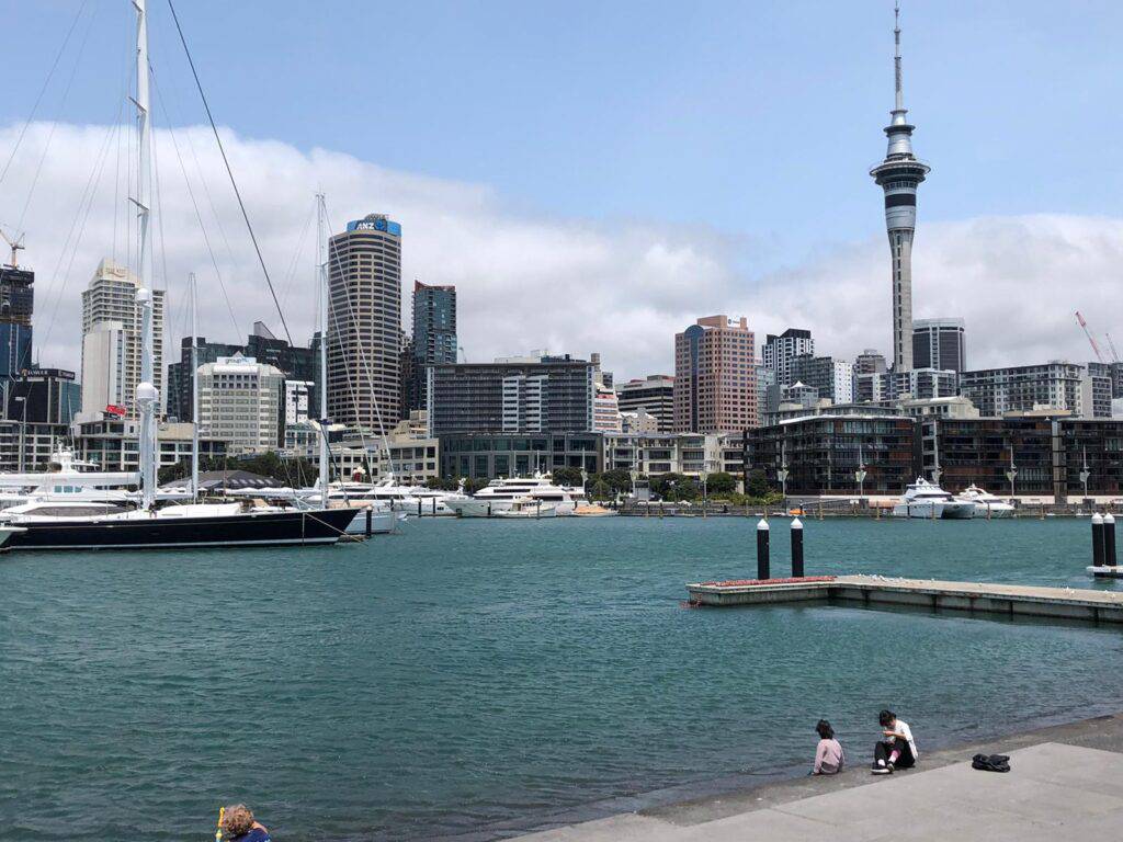 Hamnen i Auckland