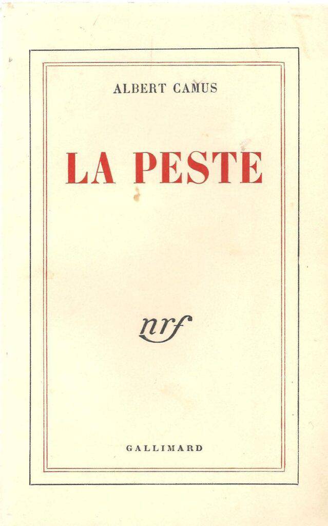 Bokomslag till "La peste" av Albert Camus