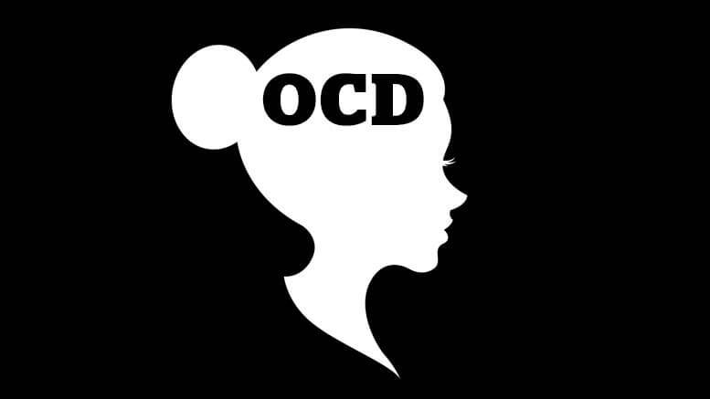 OCD illustration svartvit