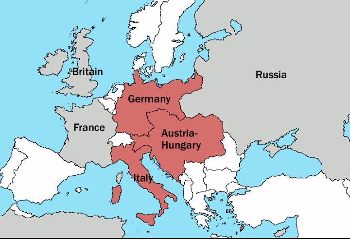 Karta över Europa