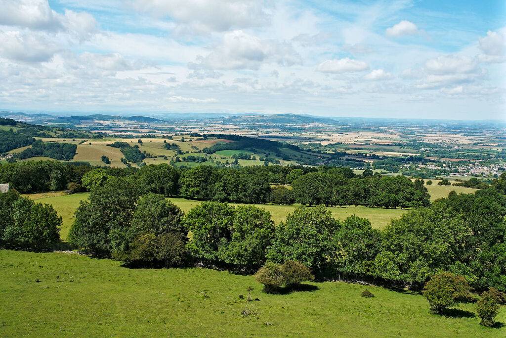 England som allra mest engelskt. Vy från Broadway Tower i the Cotswolds